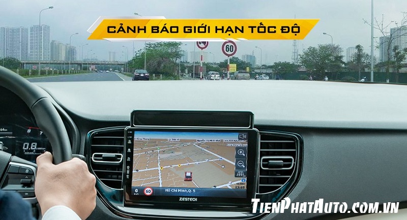 Với Vietmap S1 hỗ trợ cảnh báo giao thông và tốc độ thông minh