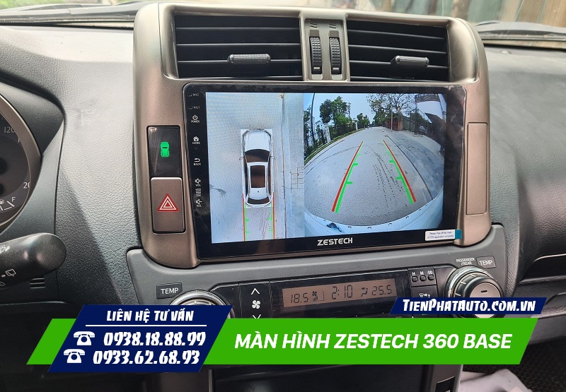 Màn hình Zestech 360 Base tích hợp camera 360 độ toàn cảnh