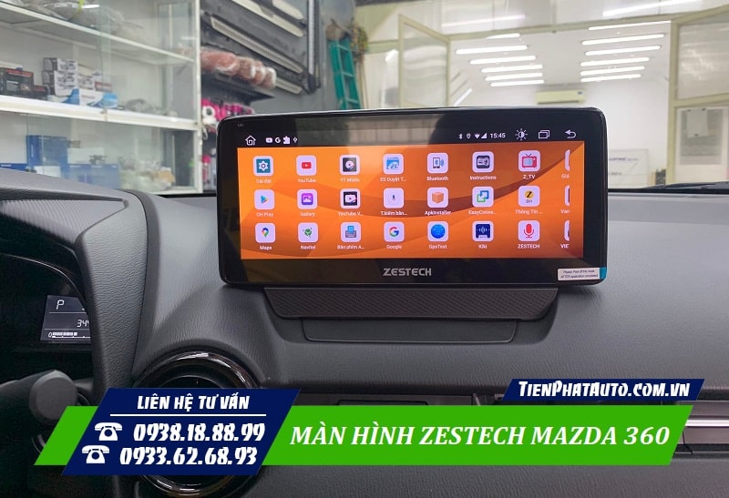 Màn hình có 12 màu sắc phong thủy để bạn có thể thay đổi theo sở thích