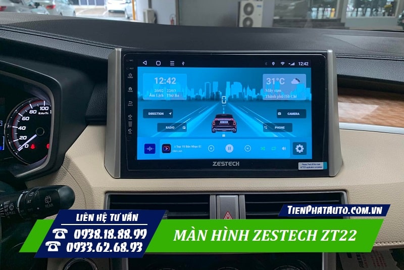 Màn hình Android Zestech ZT22 cấu hình khủng Ram 8GB