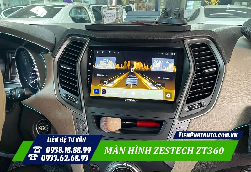 Màn hình Zestech ZT360 có 12 màu sắc giao diện nổi bật để bạn tùy chọn