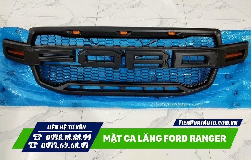 Mẫu mặt ca lăng Ford Ranger 2023 có đèn siêu nổi bật