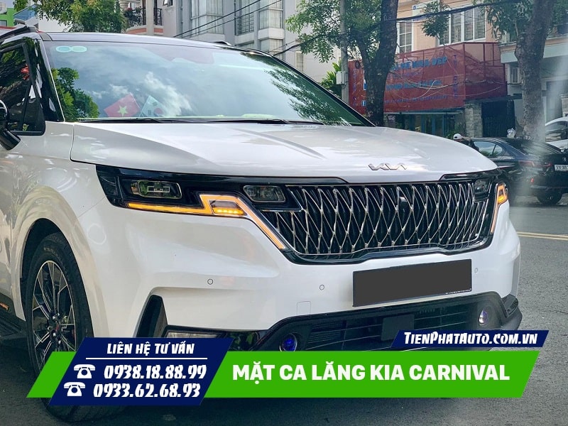 Chi phí độ mặt ca lăng Kia Carnival giá phù hợp túi tiền