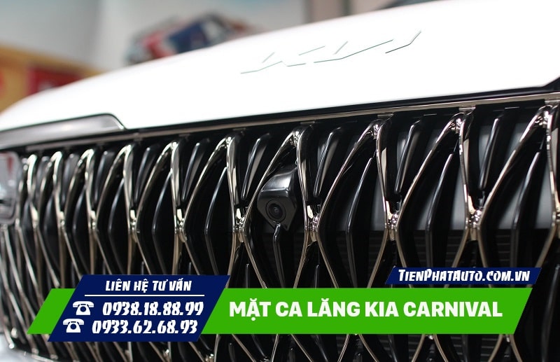 Mặt ca lăng Kia Carnival 2021 - 2023 thiết kế hoàn tiện thẩm mỹ cao