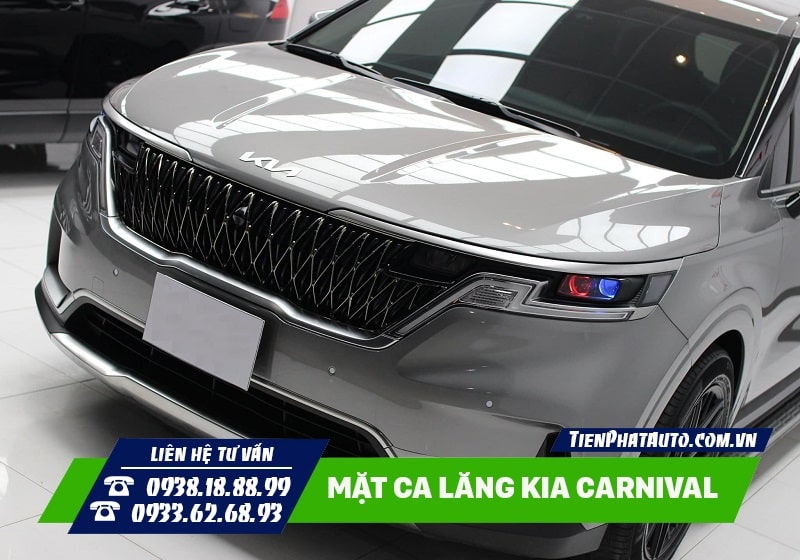 Độ mặt ca lăng Carnival hoàn toàn như zin không thay đổi kết cấu xe
