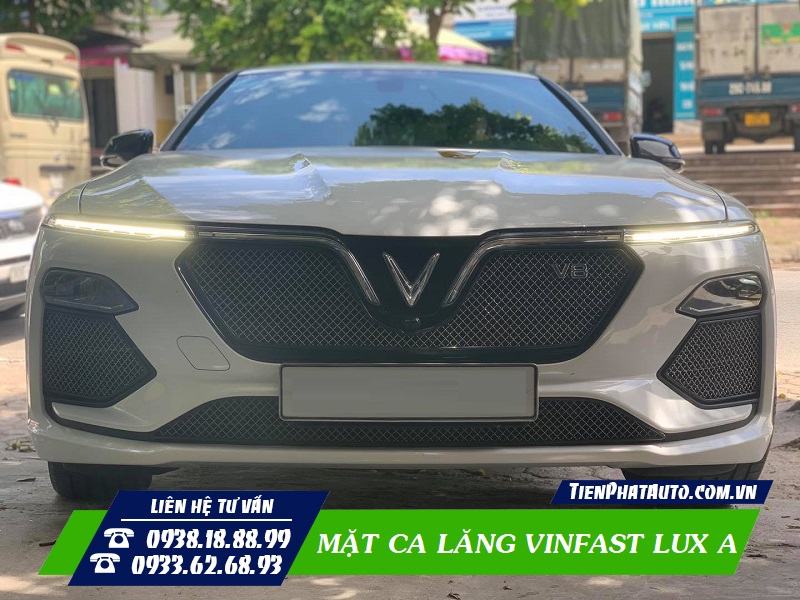 Mặt ca lăng Vinfast Lux A 2.0 được thi công tại Tiến Phát Auto