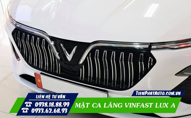 Phần đầu xe nổi bật và cá tính hơn với mặt ca lăng