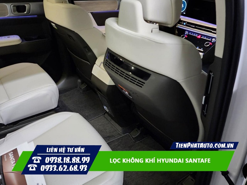Lắp máy lọc không khí cho xe Santafe giúp mang lại nhiều sự tiện lợi
