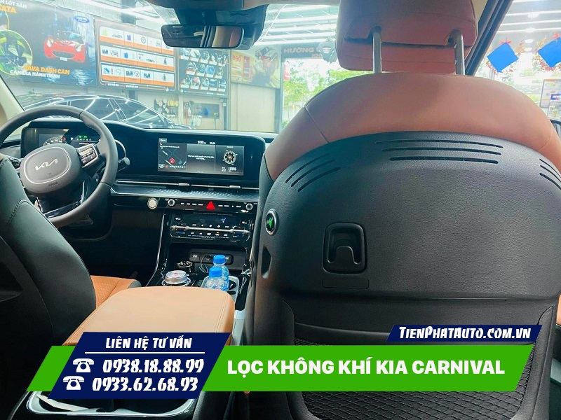 Máy lọc không khí Kia Carnival giúp mang lại nhiều sự tiện lợi