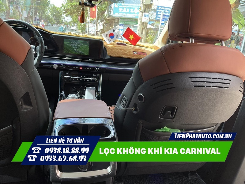 Máy lọc không khí Kia Carnival là trang bị cắt giảm khi về Việt Nam