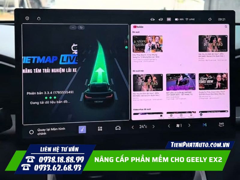 Nâng cấp phần mềm cho Geely EX2 Nâng cấp phần mềm cho Geely EX2