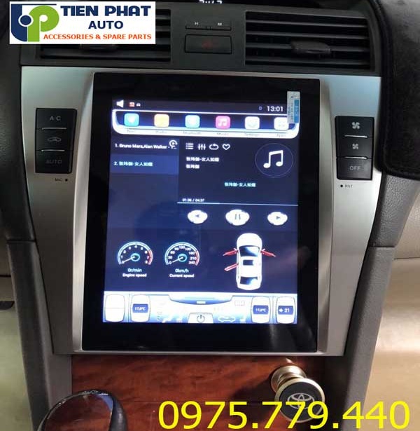 lap dat man hinh dvd zin theo xe toyota camry 2011 tai tphcm