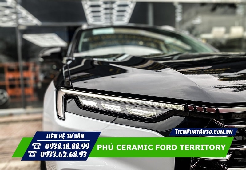 Phủ Ceramic Ford Territory mang lại khá nhiều sự tiện lợi cho xe