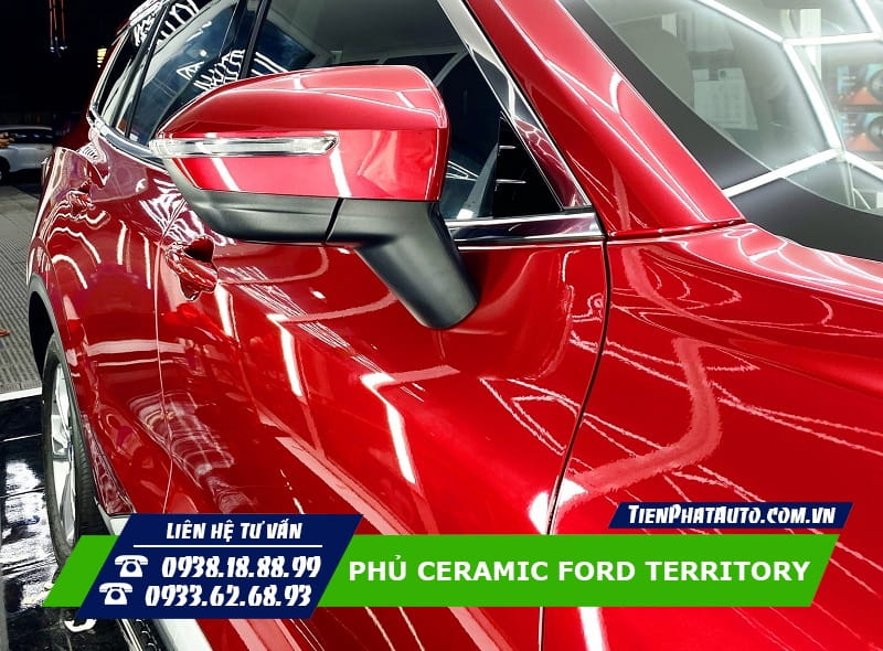 Phủ Ceramic giúp làm bóng và bảo vệ bề mặt sơn hiệu quả