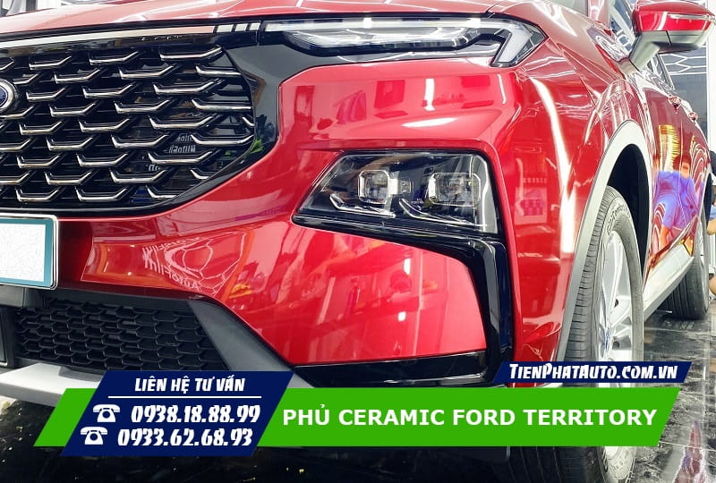 Phủ Ceramic cho xe Ford Territory giúp tăng thêm sự bền bỉ cho xe