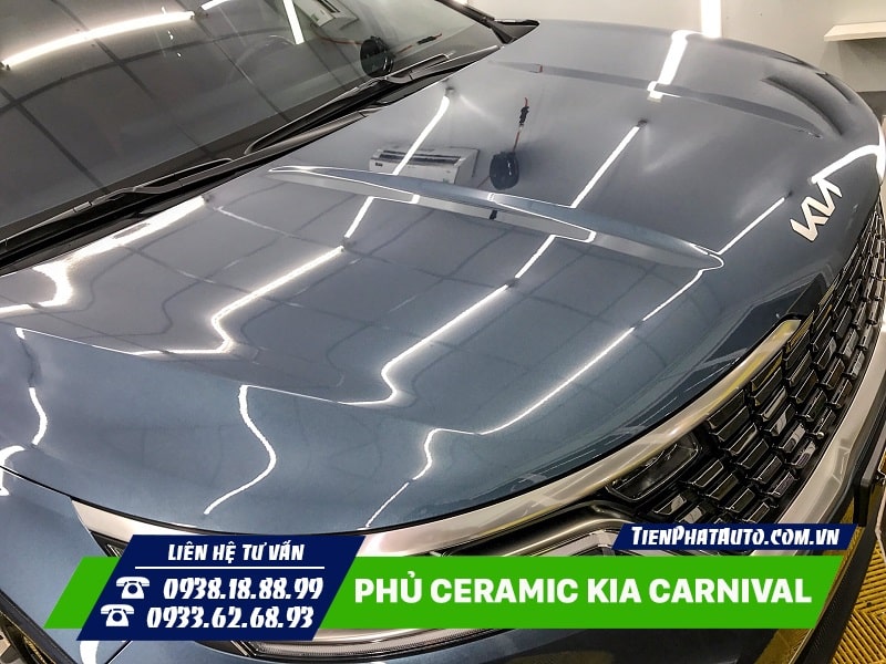 Phủ Ceramic cho Kia Carnival giúp mang lại nhiều sự tiện lợi