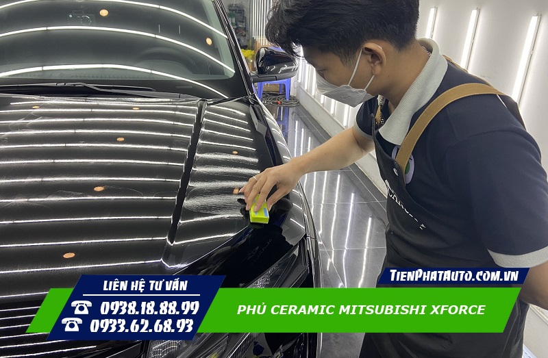 Phủ Ceramic cho xe Mitsubishi Xforce giúp xe luôn sáng bóng