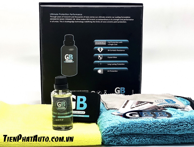 GB là chất liệu được rất nhiều đơn vị lựa chọn phủ Ceramic cho ô tô