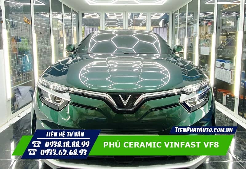 Chọn phủ Ceramic cho Vinfast VF8 mang lại nhiều sự tiện lợi