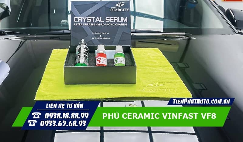 Dung dịch phủ Ceramic cao cấp được sử dụng tại Tiến Phát Auto