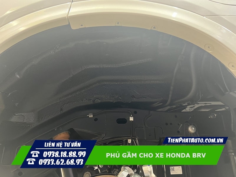 Phủ gầm gốc nước cho Honda BRV giúp bền bỉ và ổn định