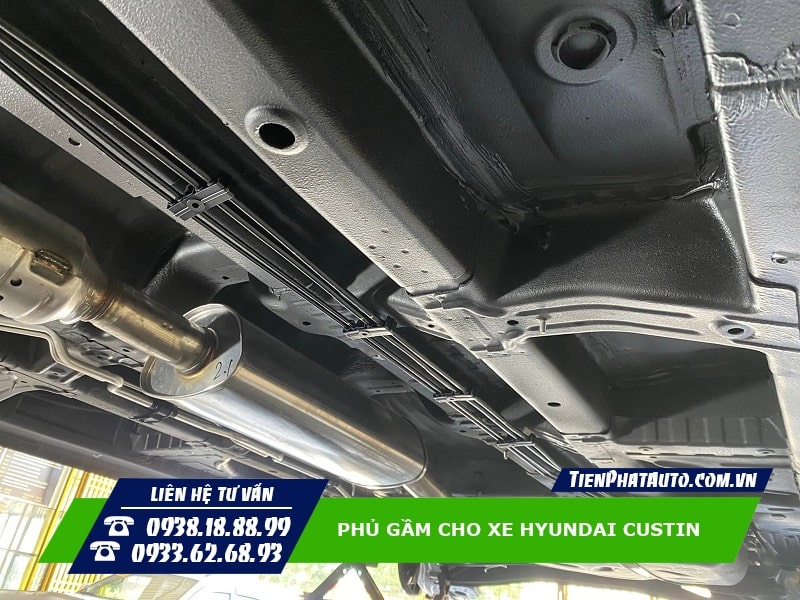 Phủ gầm giúp bảo vệ khung gầm xe thêm bền bỉ và chống rỉ sét
