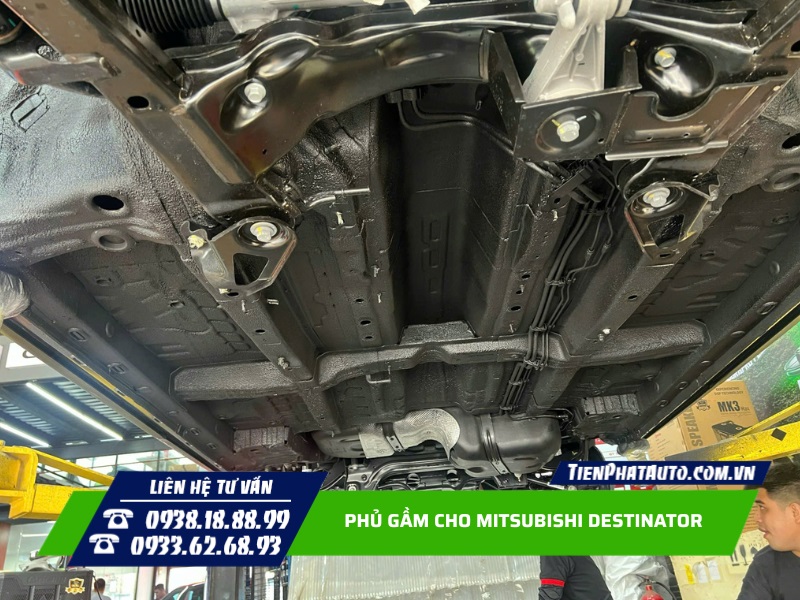 Phủ gầm Destinator giúp giữ khung gầm xe của bạn luôn mới