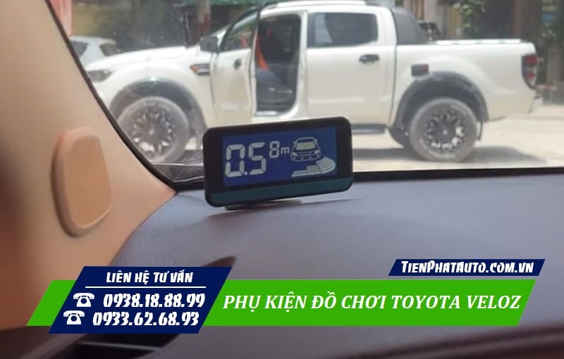 Tiến Phát Auto chuyên lắp cảm biến va chạm cho xe Toyota Veloz
