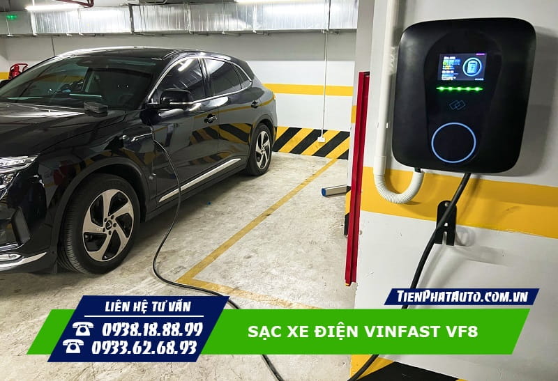 Sạc xe điện Vinfast VF8 giúp mang lại nhiều sự tiện lợi khi sử dụng
