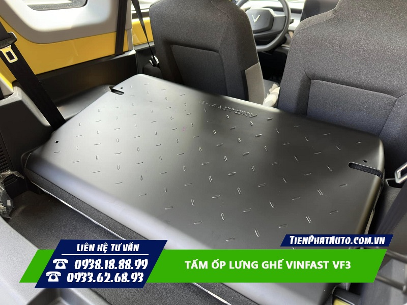 Tấm ốp lưng ghế VF3 sử dụng được cho ghế nỉ zin hoặc ghế da