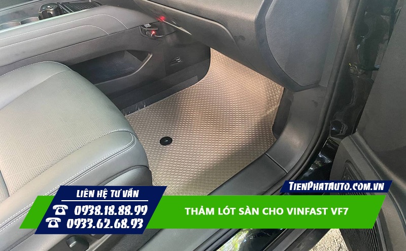 Mẫu thảm lót sàn cao su cao cấp cho xe Vinfast VF7