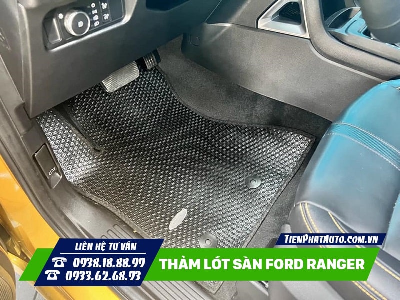 Tiến Phát Auto chuyên thảm lót sàn cho xe Ford Ranger 2023