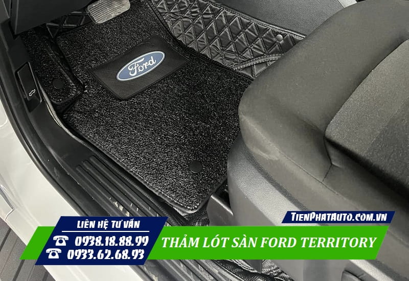 Thảm lót sàn Ford Territory là phụ kiện cần thiết không thể thiếu