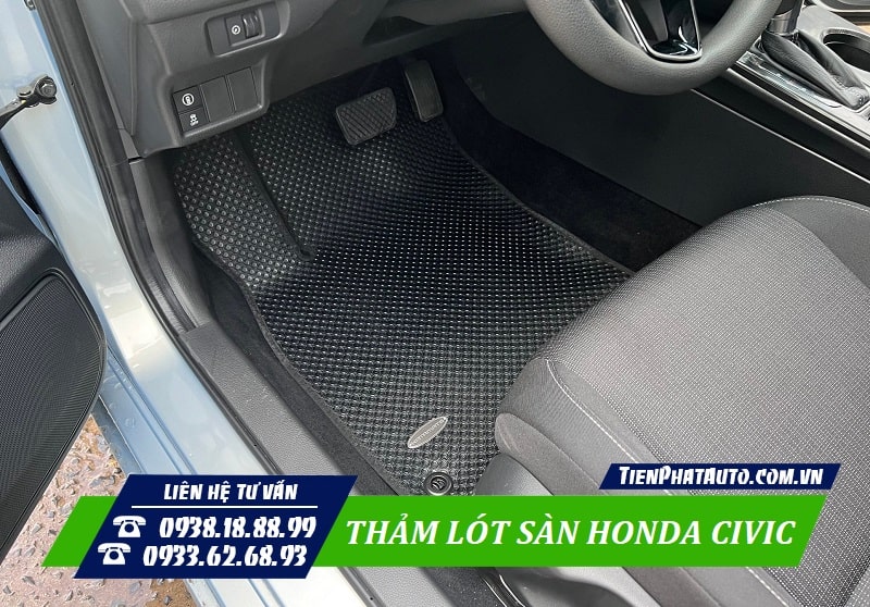 Thảm lót sàn Honda Civic là phụ kiện cần thiết không thể thiếu