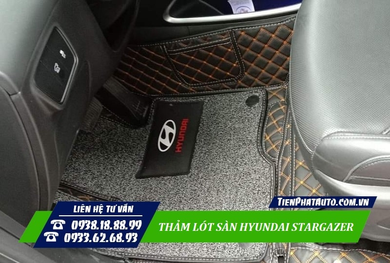 Thảm lót sàn Hyundai Stargazer là phụ kiện cần thiết không thể thiếu