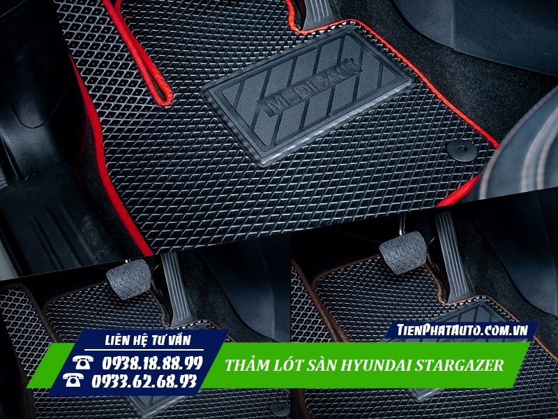 Trang bị thảm lót sàn cho xe Stargazer mang lại nhiều sự tiện lợi