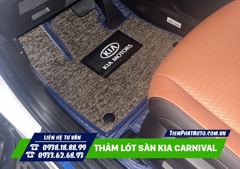 Thảm lót sàn Carnival là phụ kiện quan trọng không thể thiếu trên xe