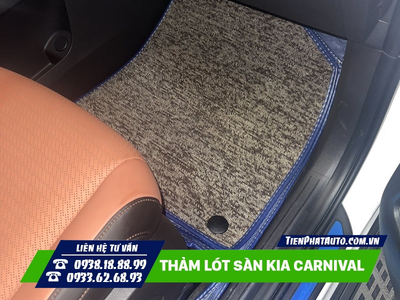 Tiến Phát Auto chuyên may thảm lót sàn cho xe Kia Carnival
