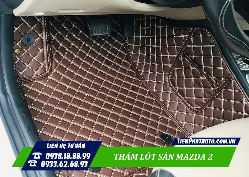 Thảm lót sàn Mazda 2 loại 5D