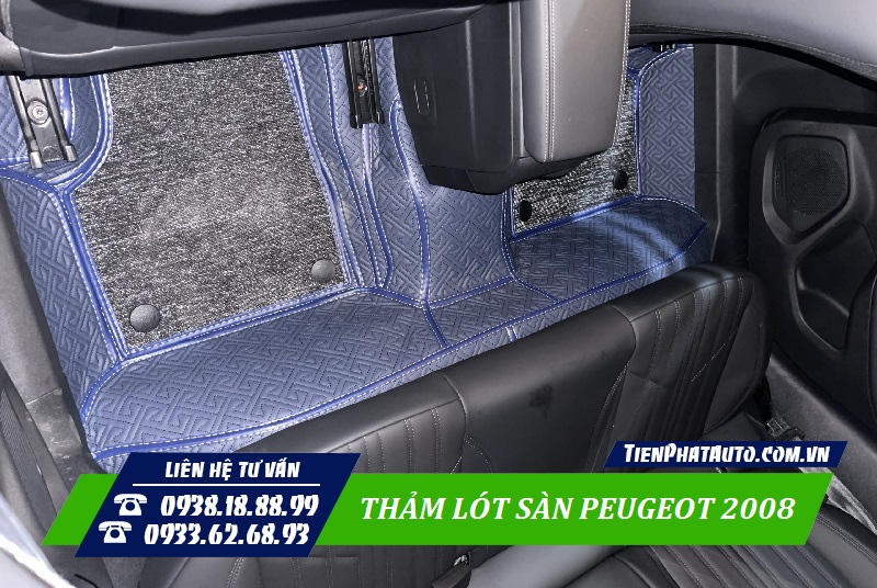 Thảm lót sàn Peugeot 2008 mang lại nhiều sự tiện lợi khi sử dụng