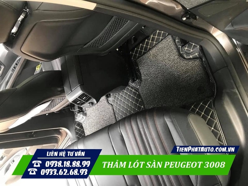 Thảm lót sàn cho Peugeot 3008 giúp mang lại nhiều lợi ích khi sử dụng