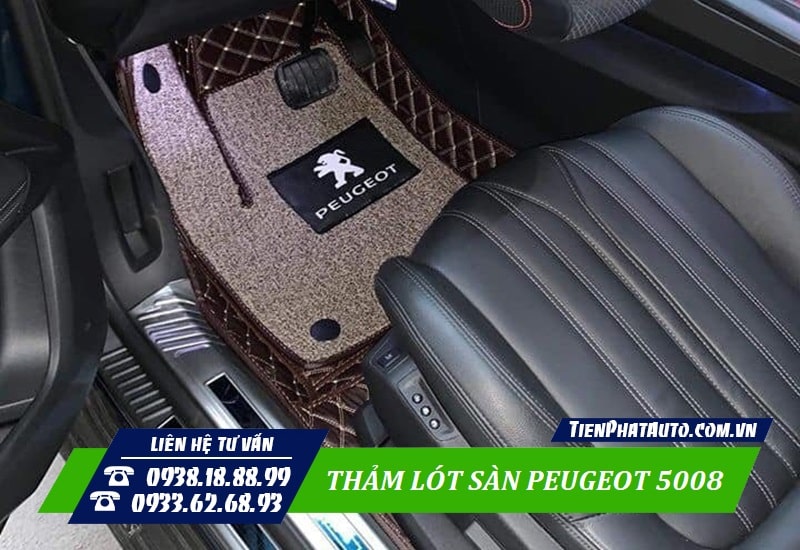 Thảm lót sàn Peugeot 5008 là phụ kiện cần thiết không thể thiếu