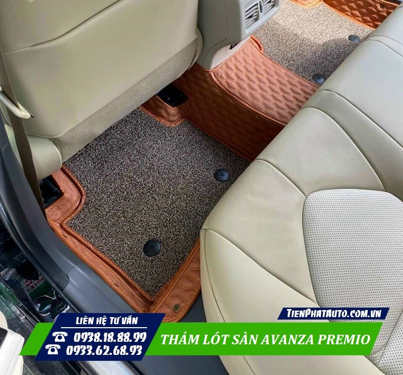 Tiến Phát Auto chuyên may thảm lót sàn Avanza Premio tại TPHCM