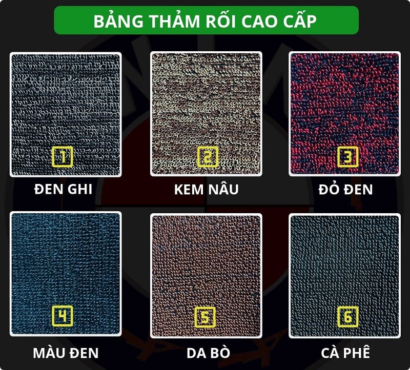 Loại thảm lót sàn 6D sẽ có thêm lớp gối được đặt phía trên sàn