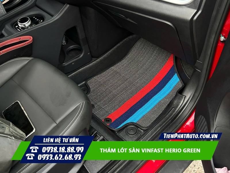 Thảm lót sàn cho Herio Green là trang bị cần thiết không thể bỏ qua