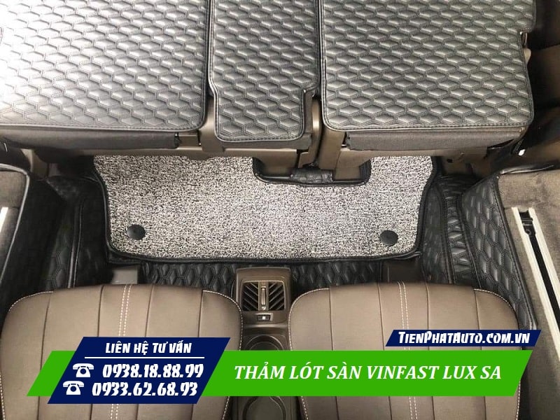Thảm lót sàn Vinfast Lux SA giúp mang lại nhiều sự tiện lợi khi sử dụng