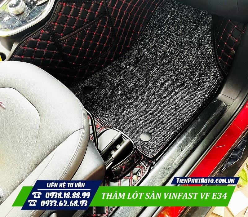 Hình ảnh thảm lót sàn Vinfast VF E34 chổ vị trí bên phụ