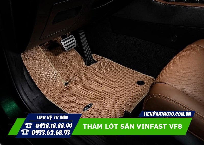 Tiến Phát Auto chuyên may thảm lót sàn cho xe Vinfast VF8