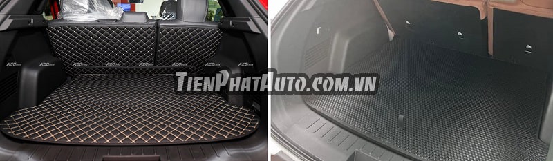 Hình ảnh thảm lót sàn phần cốp sau xe Vinfast VF8