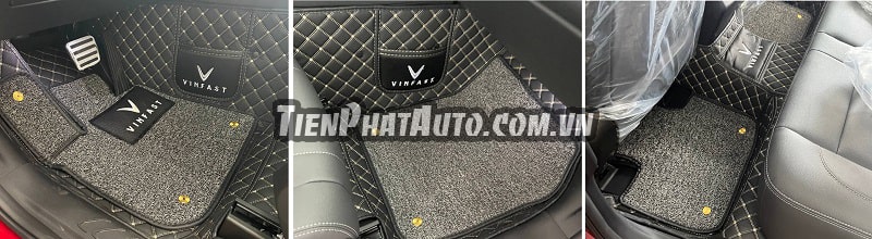 Hình ảnh mẫu thảm lót sàn Vinfast VF8 chất liệu 6D
